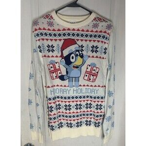 Kids Holiday Bluey Sweater Size XL